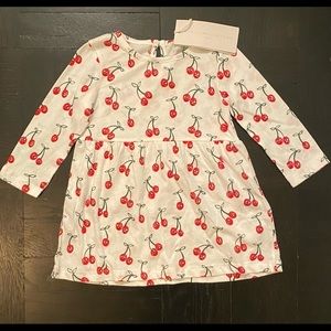 NWT STELLA MCCARTNEY Girls Cherry Dress 12 months